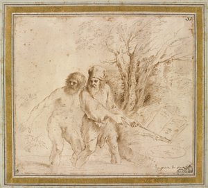 An Astrological Subject, 1640s by Giovanni Francesco Barbieri